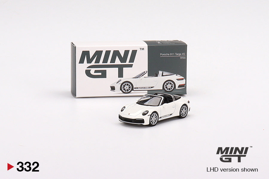 Mô hình xe Mini GT 1:64 Porsche 911 Targa 4S White - MGT00332