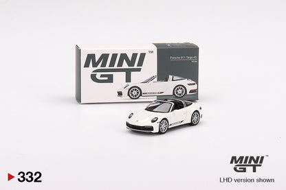 Mô hình xe Mini GT 1:64 Porsche 911 Targa 4S White - MGT00332