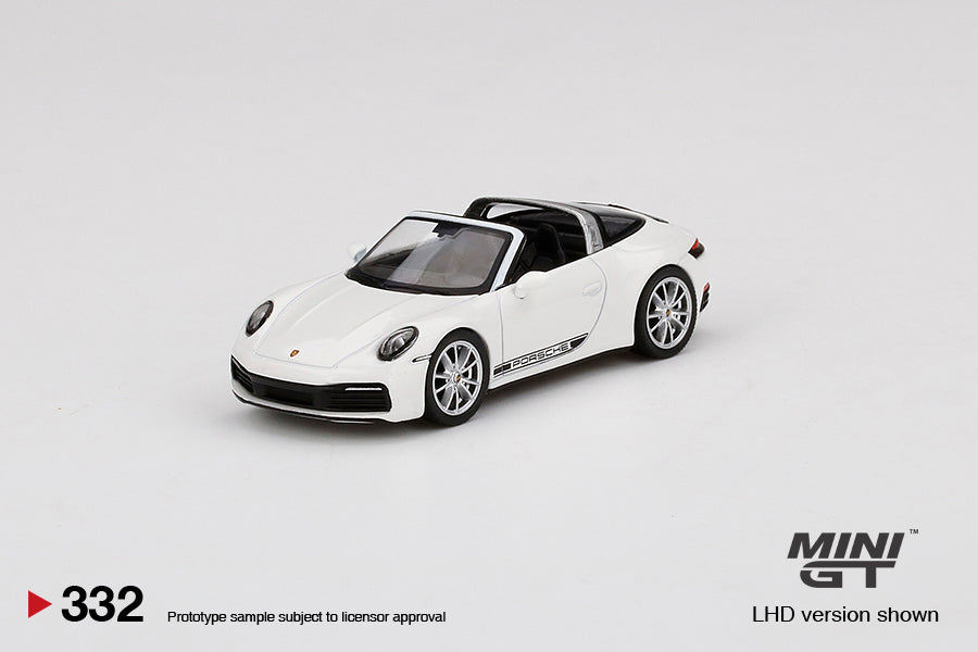 Mô hình xe Mini GT 1:64 Porsche 911 Targa 4S White - MGT00332