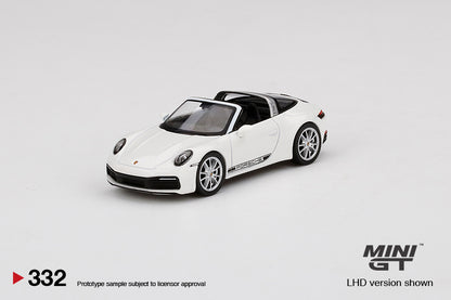 Mô hình xe Mini GT 1:64 Porsche 911 Targa 4S White - MGT00332