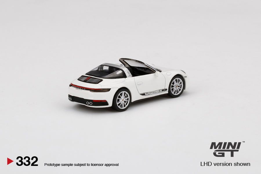 Mô hình xe Mini GT 1:64 Porsche 911 Targa 4S White - MGT00332