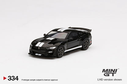 Mô hình xe Mini GT 1:64 Ford Mustang Shelby GT500 Shadow Black - MGT00334