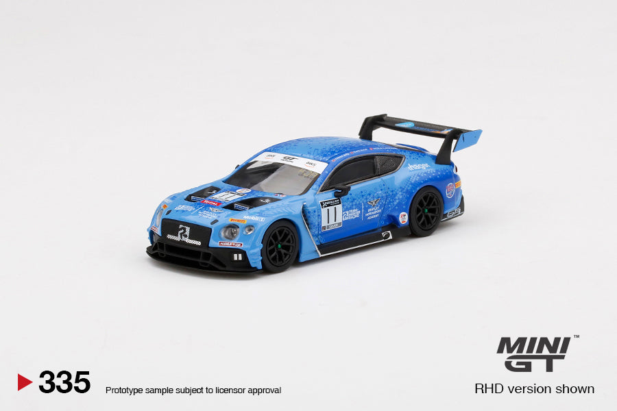 Mô hình xe Mini GT 1:64 Bentley Continental GT3 #11 2020 Total 24 Hrs of Spa - MGT00335