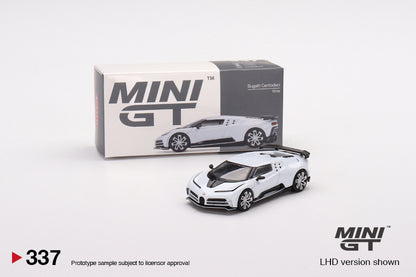 Mô hình xe Mini GT 1:64 Bugatti Centodieci White - MGT00337