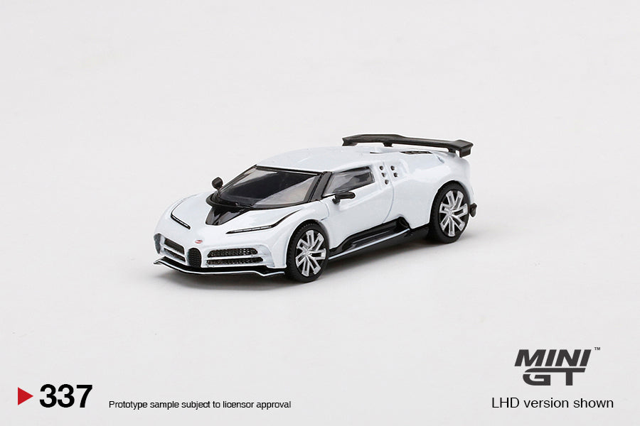 Mô hình xe Mini GT 1:64 Bugatti Centodieci White - MGT00337