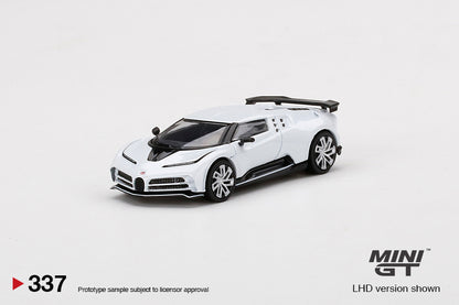 Mô hình xe Mini GT 1:64 Bugatti Centodieci White - MGT00337