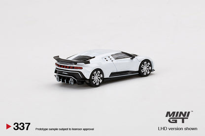 Mô hình xe Mini GT 1:64 Bugatti Centodieci White - MGT00337