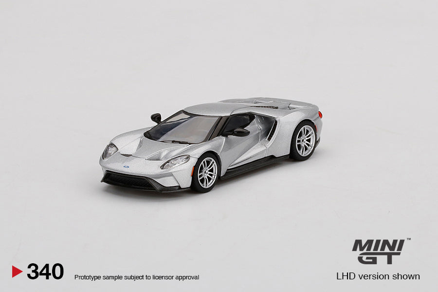 Mô hình xe Mini GT 1:64 Ford GT Ingot Silver - MGT00340