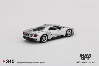 Mô hình xe Mini GT 1:64 Ford GT Ingot Silver - MGT00340