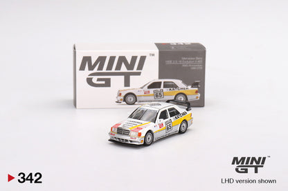 Mô hình xe Mini GT 1:64 Mercedes-Benz 190E 2.5-16 Evolution II #65 AMG Motorenbau 1990 DTM - MGT00342