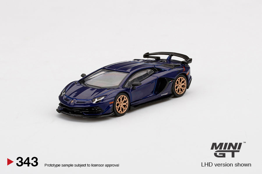 Mô hình xe Mini GT 1:64 Lamborghini Aventador SVJ Viola Aletheia - MGT00343