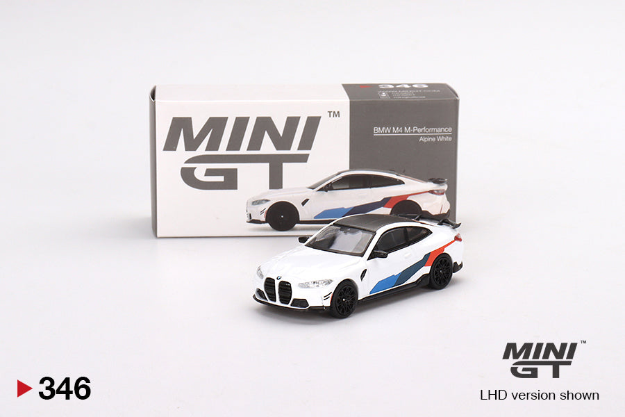 Mô hình xe Mini GT 1:64 BMW M4 M-Performance (G82) Alpine White - MGT00346
