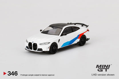 Mô hình xe Mini GT 1:64 BMW M4 M-Performance (G82) Alpine White - MGT00346