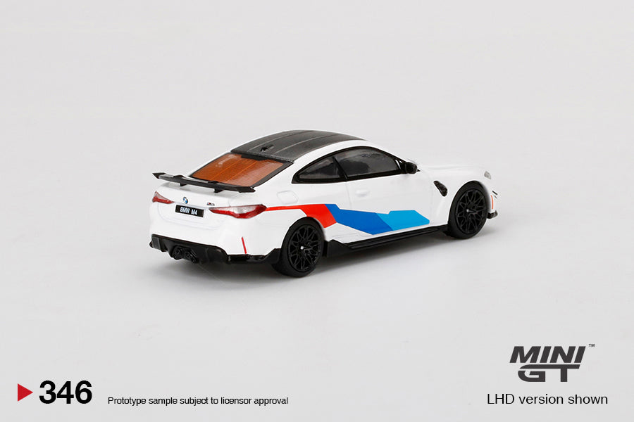Mô hình xe Mini GT 1:64 BMW M4 M-Performance (G82) Alpine White - MGT00346