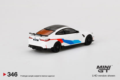 Mô hình xe Mini GT 1:64 BMW M4 M-Performance (G82) Alpine White - MGT00346