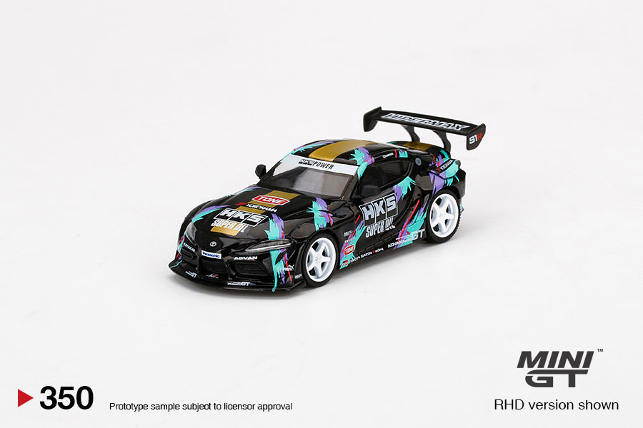 Mô hình xe Mini GT 1:64 HKS Toyota GR Supra (A90) 2020 Tokyo Auto Salon - MGT00350