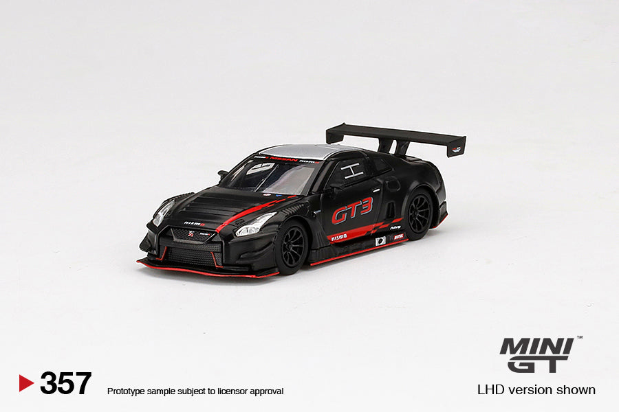 Mô hình xe Mini GT 1:64 Nissan GT-R NISMO GT3 2018 PRESENTATION Matte Black - MGT00357-L