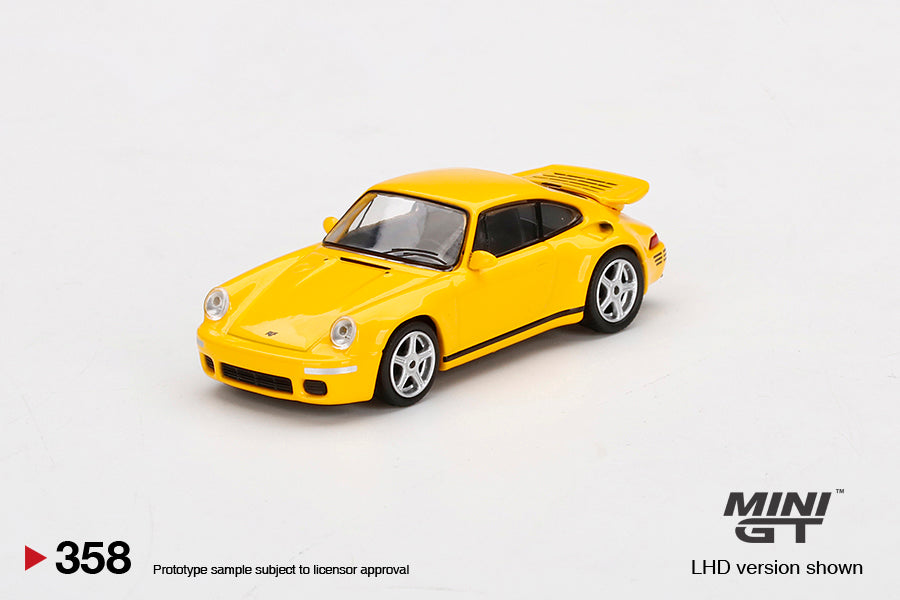 Mô hình xe Mini GT 1:64 RUF CTR Anniversary Blossom Yellow - MGT00358