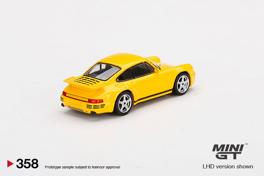 Mô hình xe Mini GT 1:64 RUF CTR Anniversary Blossom Yellow - MGT00358