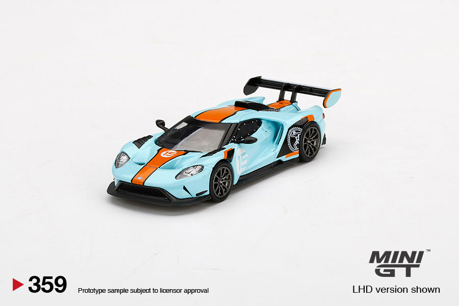 Mô hình xe Mini GT 1:64 Ford GT Mk II #002 Blue / Orange - MGT00359