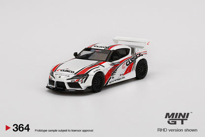Mô hình xe Mini GT 1:64 Pandem Toyota GR Supra V1.0 #770 Team Cusco Racing 2021 Formula Drift Japan - MGT00364