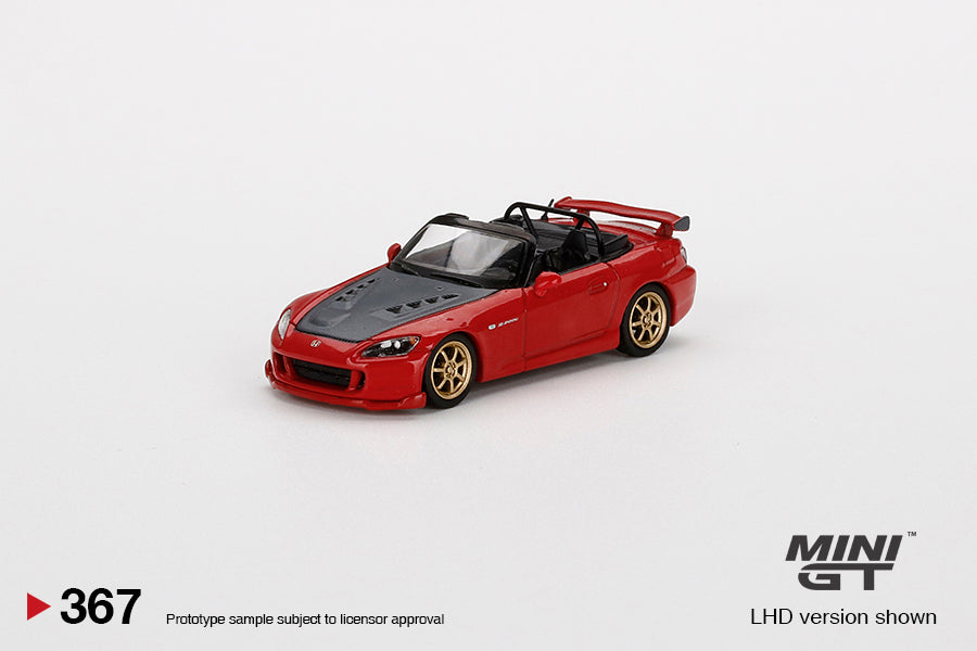Mô hình xe Mini GT 1:64 Honda S2000 (AP2) MUGEN New Formula Red - MGT00367