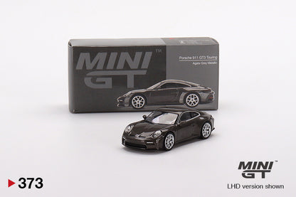 Mô hình xe Mini GT 1:64 Porsche 911 (992) GT3 Touring Agate Grey Metallic - MGT00373