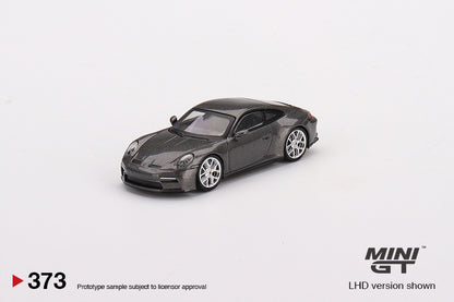 Mô hình xe Mini GT 1:64 Porsche 911 (992) GT3 Touring Agate Grey Metallic - MGT00373