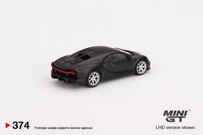 Mô hình xe Mini GT 1:64 Bugatti Chiron Super Sport 300+ Matte Black - MGT00374