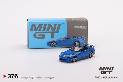 Mô hình xe Mini GT 1:64 Honda S2000 (AP2) Type S Apex Blue - MGT00376
