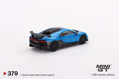 Mô hình xe Mini GT 1:64 Bugatti Chiron Pur Sport Blue - MGT00379