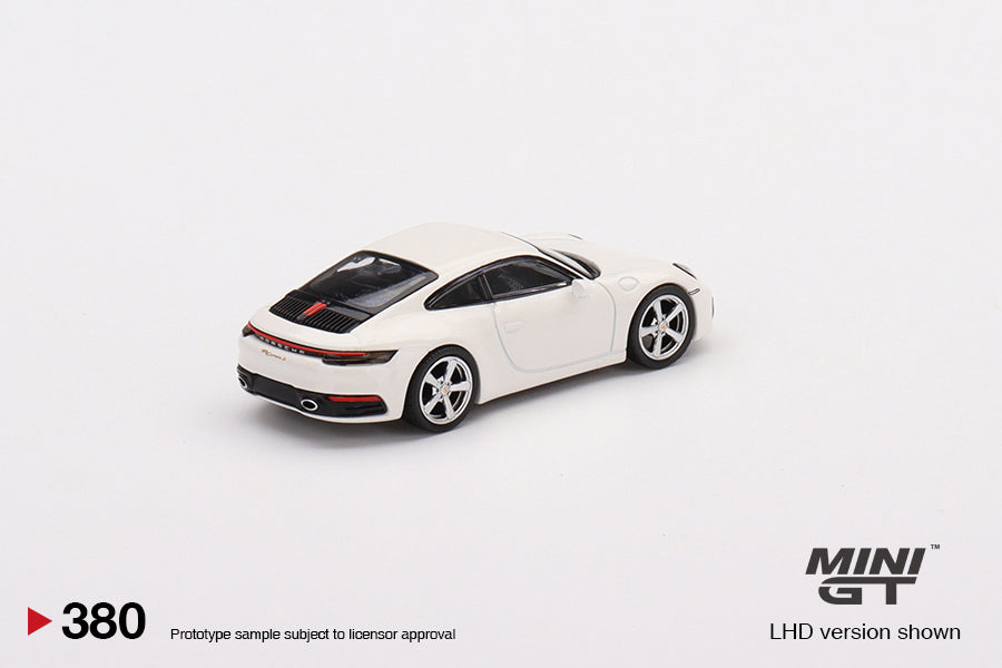 Mô hình xe Mini GT 1:64 Porsche 911 (992) Carrera S White - MGT00380