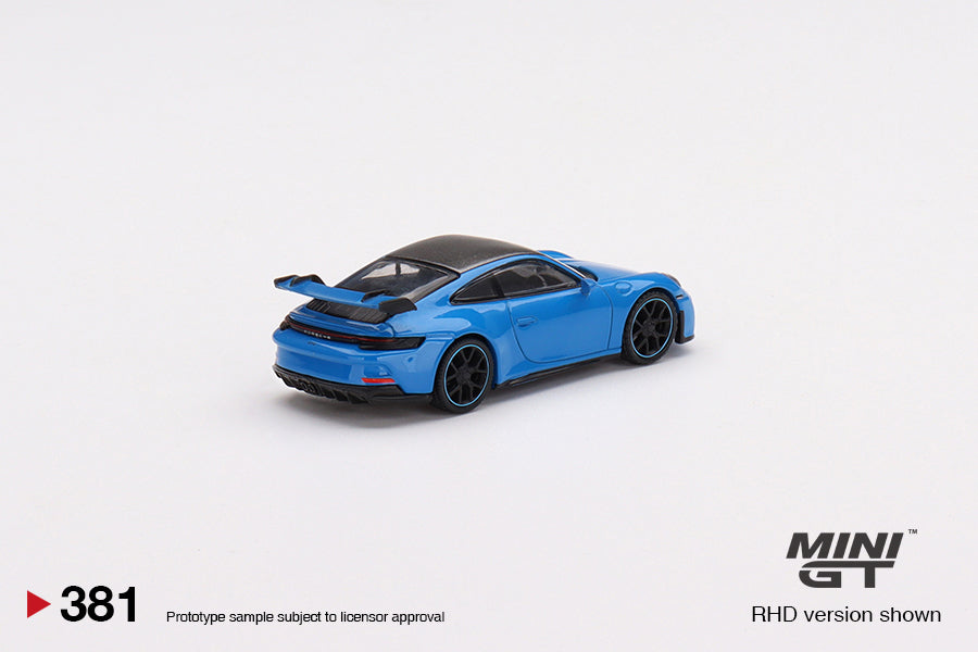 Mô hình xe Mini GT 1:64 Porsche 911 (992) GT3 Shark Blue - MGT00381