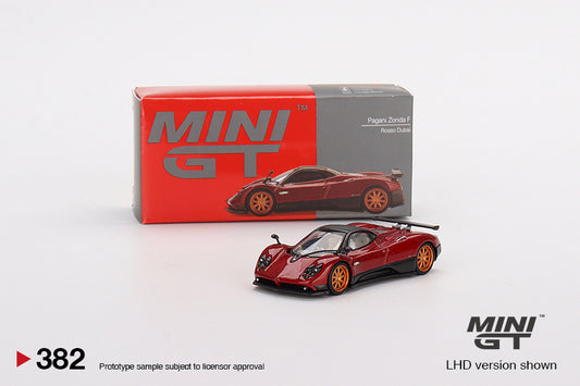 Mô hình xe Mini GT 1:64 Pagani Zonda F Rosso Dubai - MGT00382