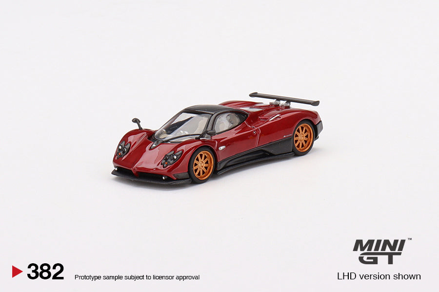 Mô hình xe Mini GT 1:64 Pagani Zonda F Rosso Dubai - MGT00382