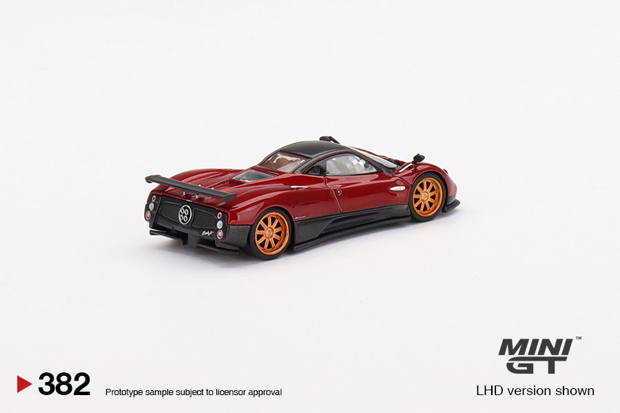 Mô hình xe Mini GT 1:64 Pagani Zonda F Rosso Dubai - MGT00382