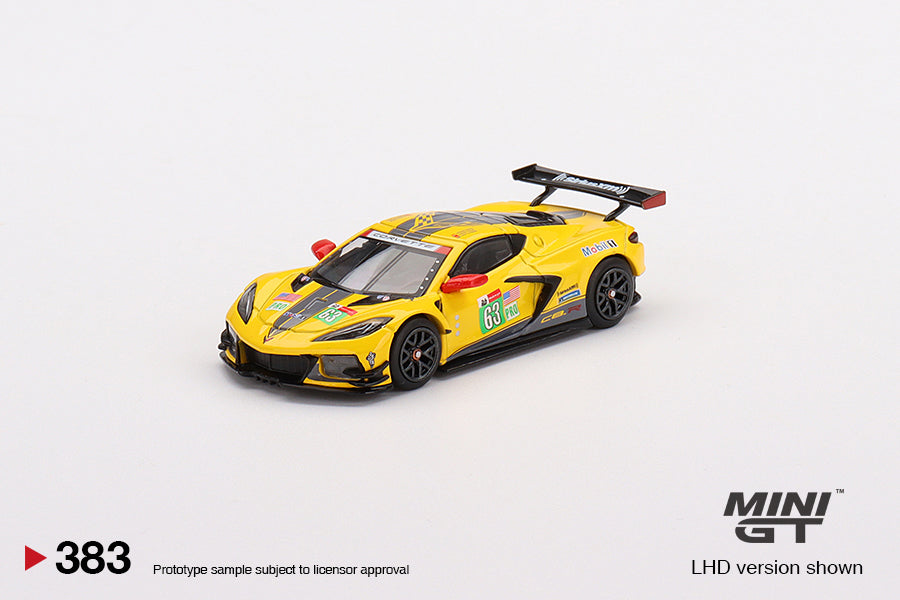 Mô hình xe Mini GT 1:64 Chevrolet Corvette C8.R #63 2021 Le Mans 24 Hrs GTE PRO 2nd Place - MGT00383