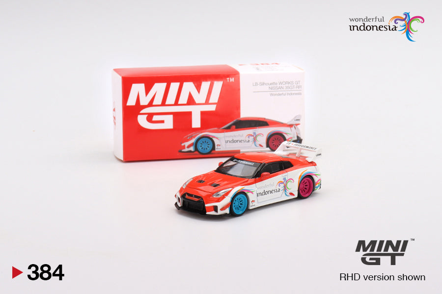 Mô hình xe Mini GT 1:64 LB-Silhouette WORKS GT NISSAN 35GT-RR Ver.1 Wonderful Indonesia - MGT00384-R