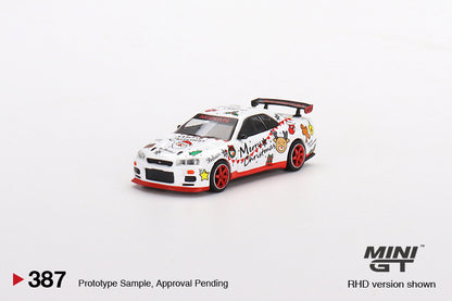 Mô hình xe Mini GT 1:64 Nissan Skyline GT-R (R34) Top Secret 2022 Christmas Limited Edition - MGT00387