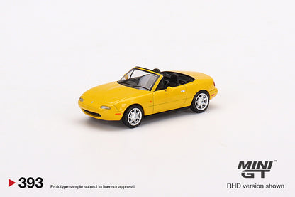 Mô hình xe Mini GT 1:64 Eunos Roadster Sunburst Yellow - MGT00393
