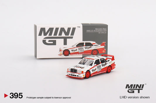 Mô hình xe Mini GT 1:64 Mercedes-Benz 190E 2.5 16 Evolution II 1991 DTM #78 Lohr - MGT00395