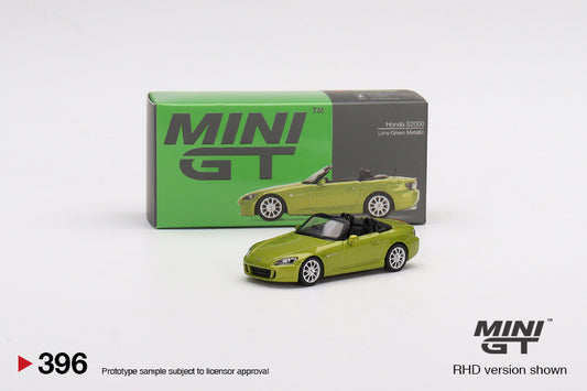 Mô hình xe Mini GT 1:64 Honda S2000 (AP2) Lime Green Metallic - MGT00396