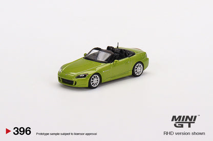 Mô hình xe Mini GT 1:64 Honda S2000 (AP2) Lime Green Metallic - MGT00396