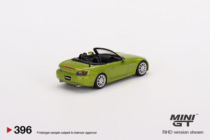 Mô hình xe Mini GT 1:64 Honda S2000 (AP2) Lime Green Metallic - MGT00396