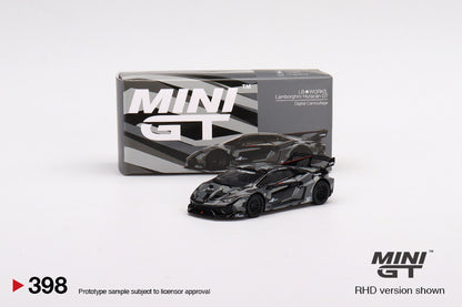 Mô hình xe Mini GT 1:64 LB★WORKS Lamborghini Huracán GT Digital Camouflage - MGT00398