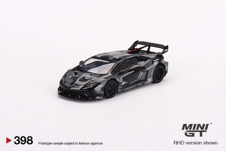 Mô hình xe Mini GT 1:64 LB★WORKS Lamborghini Huracán GT Digital Camouflage - MGT00398