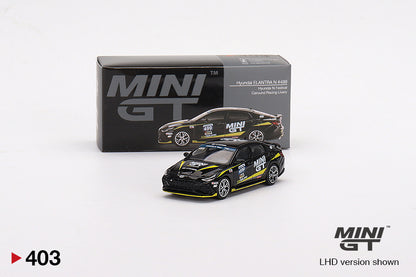 Mô hình xe Mini GT 1:64 Hyundai Elantra N #499 Caround Racing Hyundai N-Festival - MGT00403