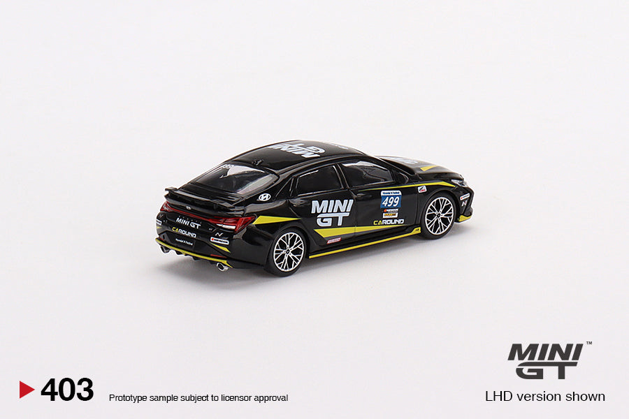 Mô hình xe Mini GT 1:64 Hyundai Elantra N #499 Caround Racing Hyundai N-Festival - MGT00403