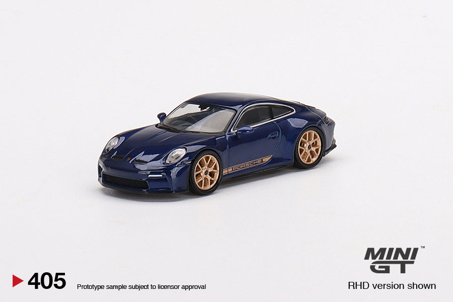 Mô hình xe Mini GT 1:64 Porsche 911 (992) GT3 Touring Gentian Blue Metallic - MGT00405
