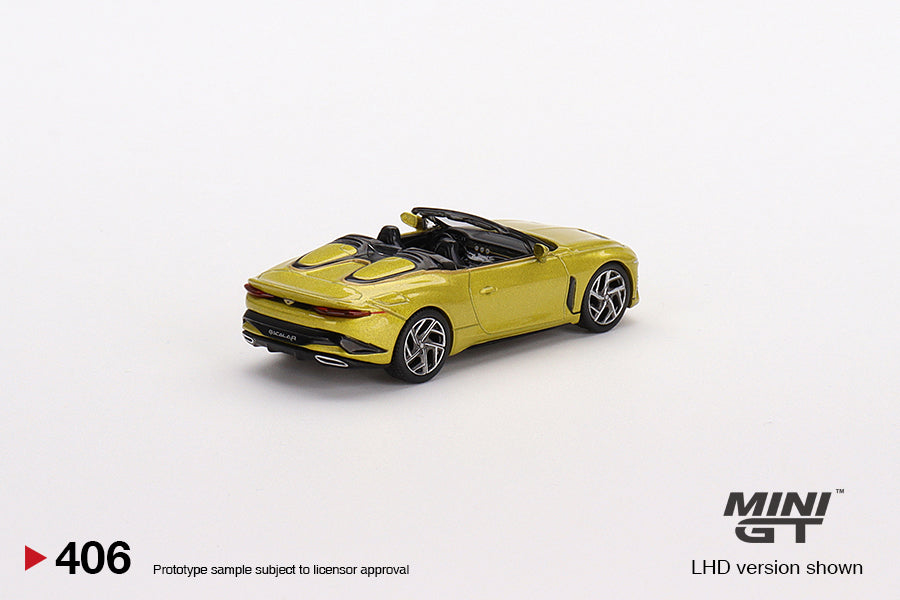 Mô hình xe Mini GT 1:64 Bentley Mulliner Bacalar Yellow Flame - MGT00406